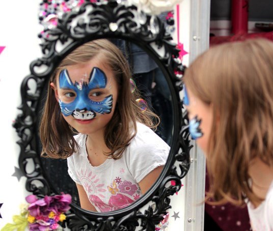 Kids are sure to like the results  this Saturday when they see their facepainting by makeup artist Mandy Paavola Mua at Downtown Summerfest at Veterans Plaza.