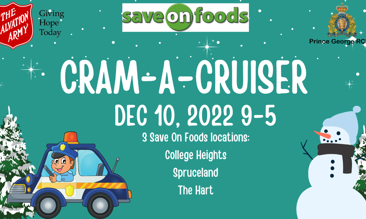 Prince RCMP hosting citywide CramACruiser event Prince
