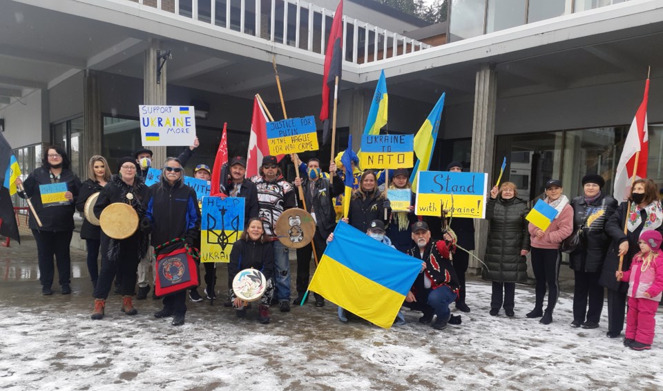 Ukraine protest drummers