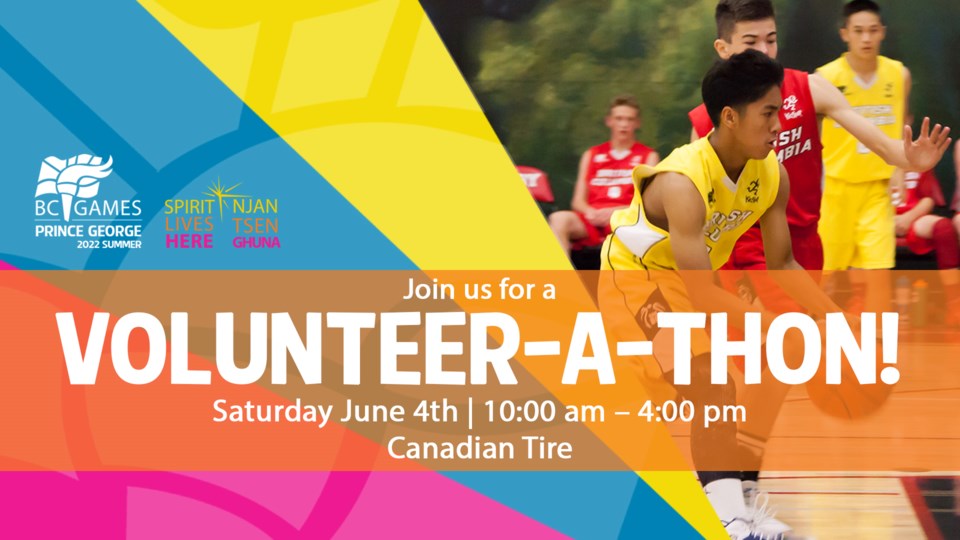 Volunteer drive at Canadian Tire for BC Summer Games Saturday, prizes