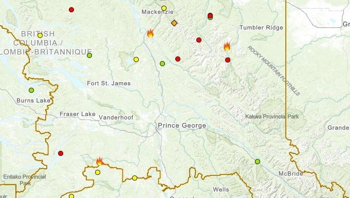 PGFC Wildfires July 5