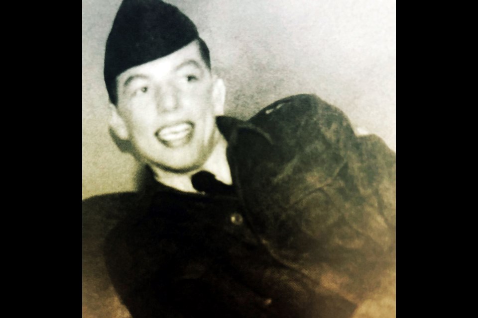 As a young boy, John Brink survived German occupation of his hometown in Holland during the Second World War. In this photo, an 18-year-old Brink was part of the Dutch Air Force, serving in the special forces military police.