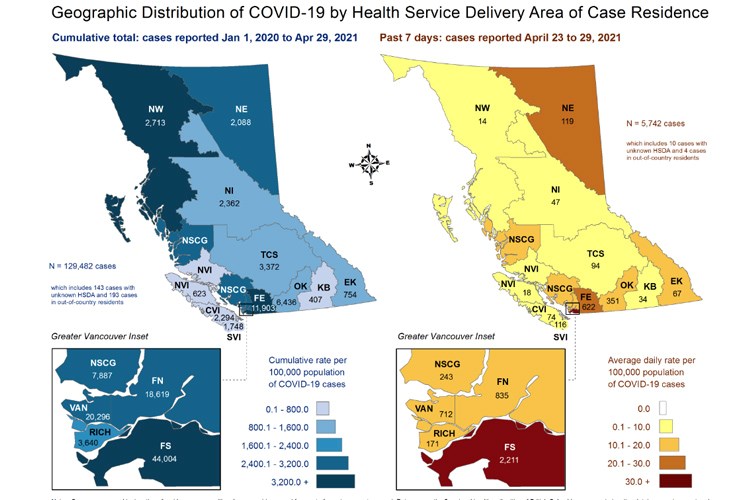 13 COVID Map 1