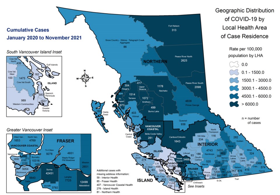 COVID map Dec 10