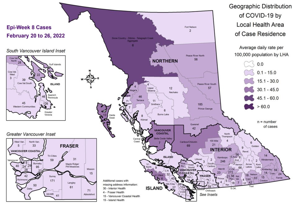 COVID map March 2