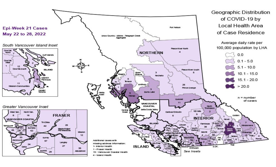 Covid map May 28