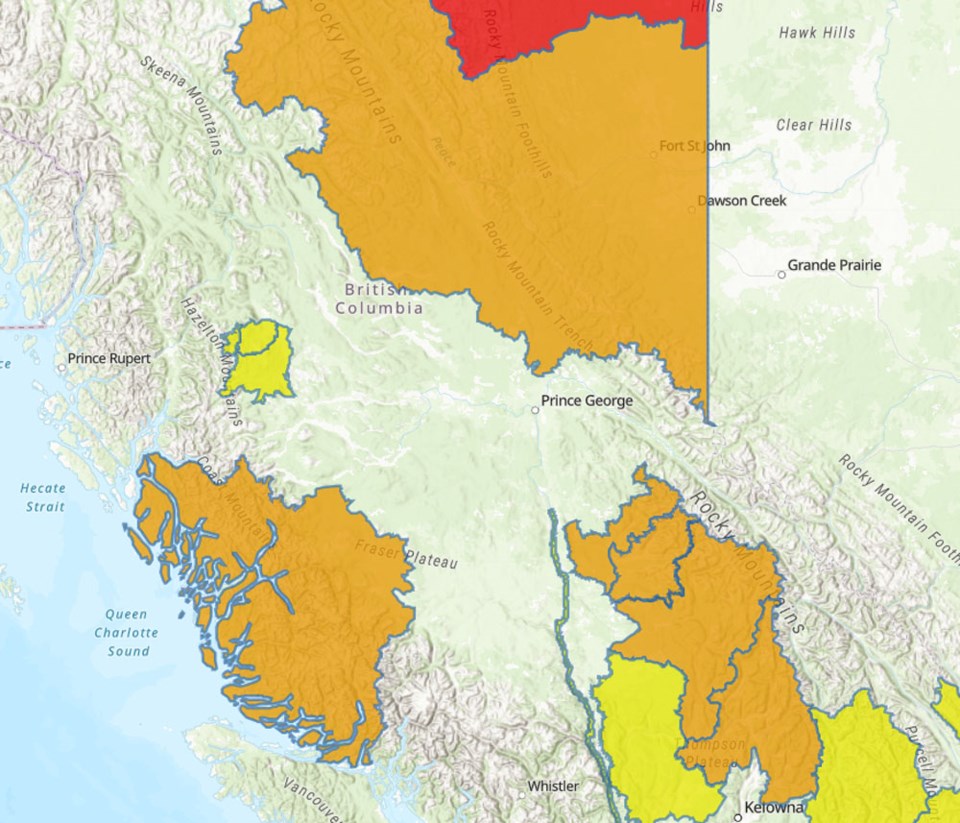 Flood map