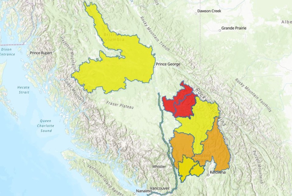 streamflow map