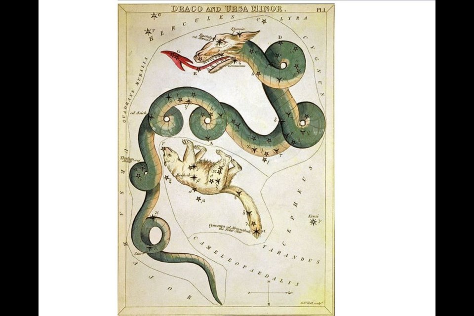 There will be a presentation about Draco the dragon constellation during the Prince George Astronomical Society's public open house at the Observatory on Friday starting at 7 p.m. 