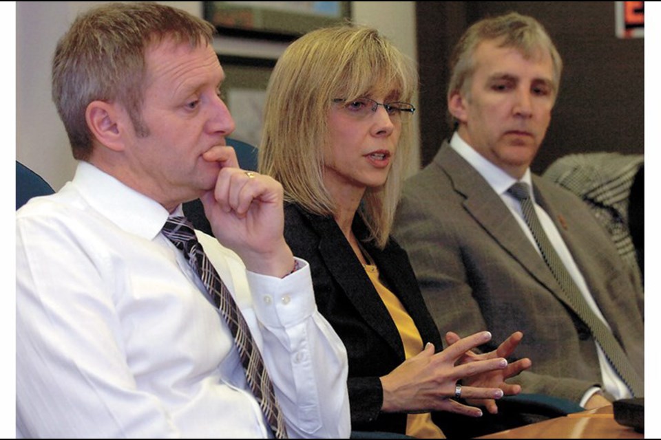 Former City of Prince George acting deputy city manager Ian Wells, left, is now working at a Victoria-based consulting firm.