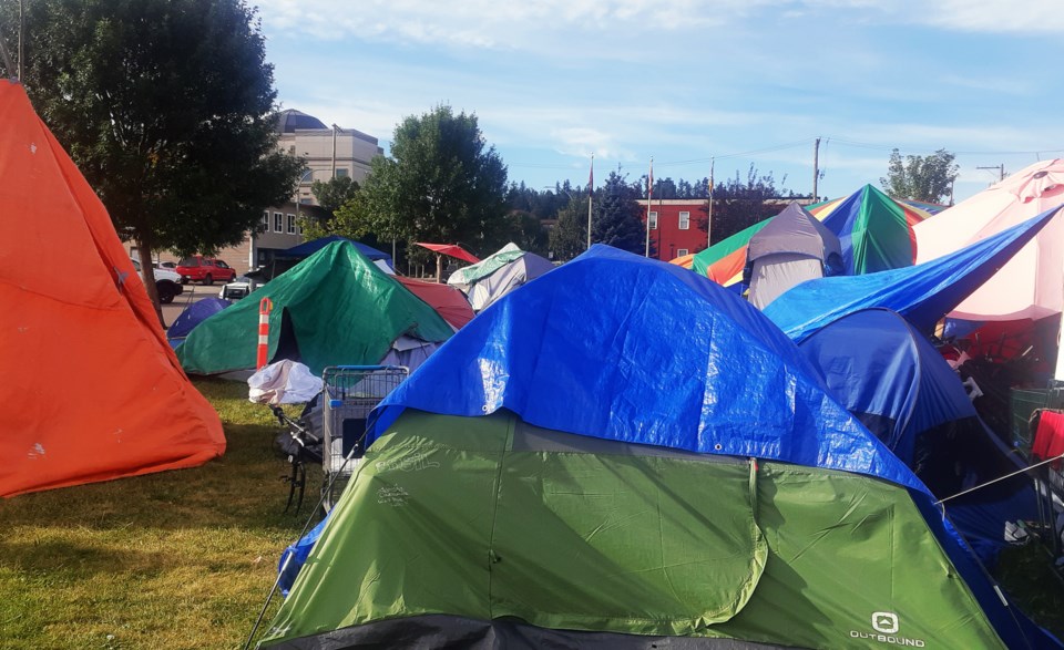 Millennium Park homeless camp