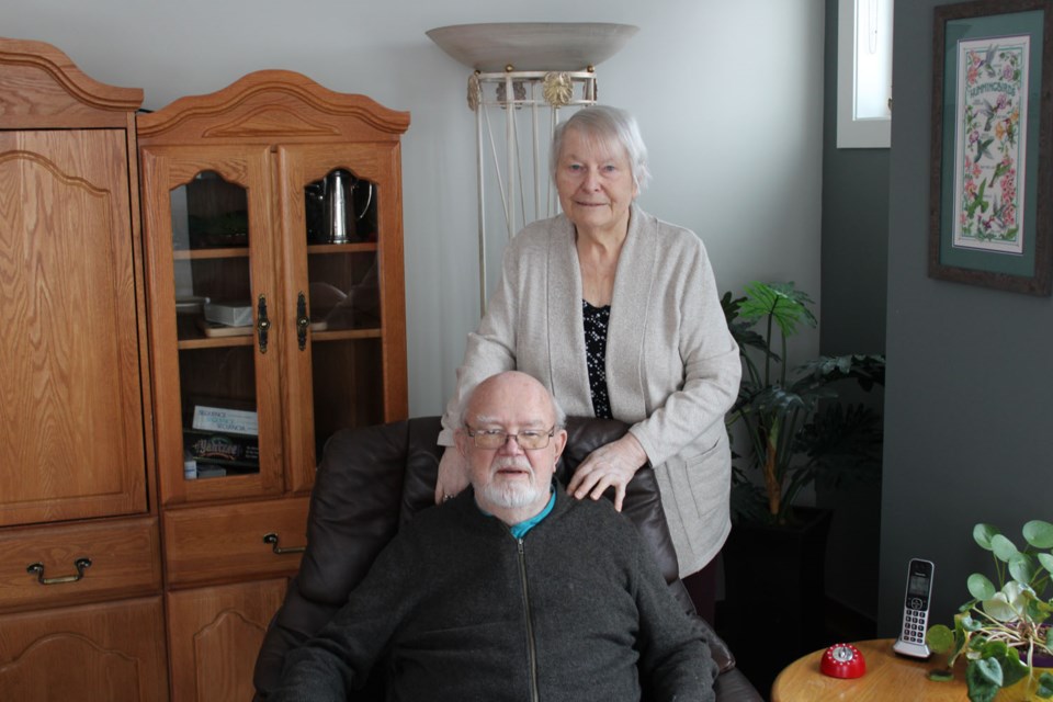 Wilf and Rosel Vogt are seen here in their home after a chat about the ghost that haunted Rosel's Restaurant back in the 80s and 90s that was located in downtown Prince George.