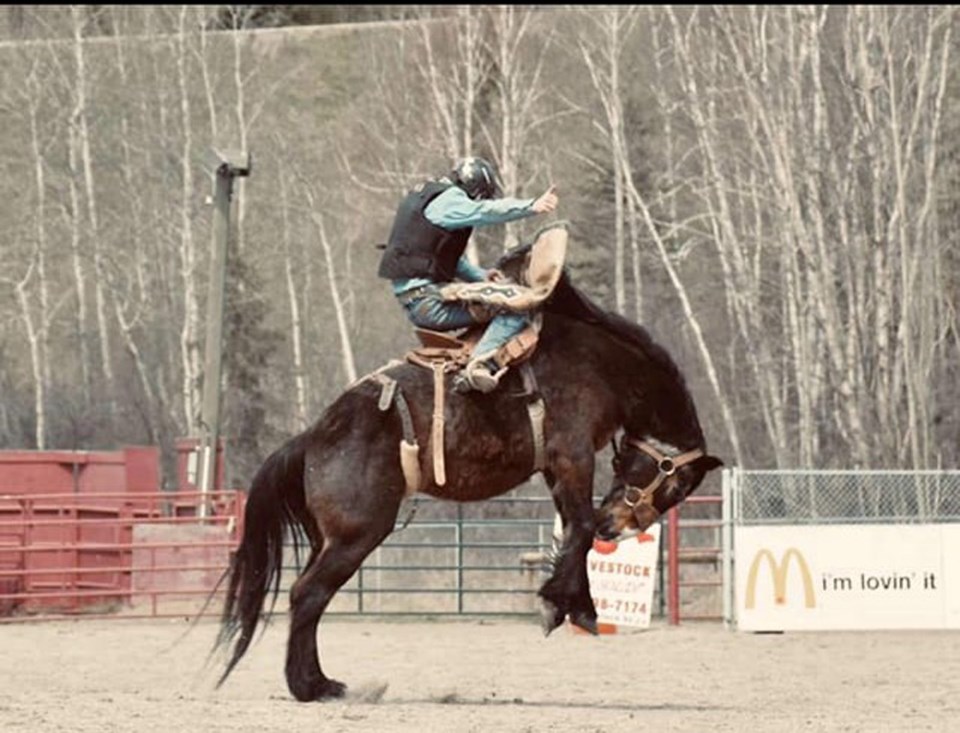 Tyson Roberts on horse