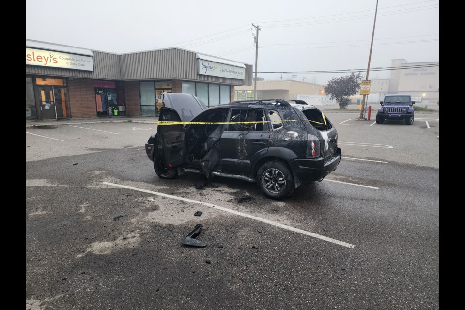 Vehicle fire on Spruce St. and 17th Avenue. 