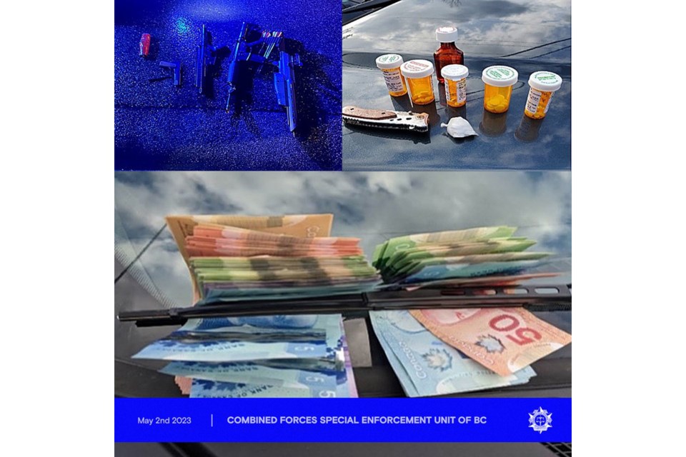 Prince George RCMP were part of a multi-week, multi-seek gang crackdown that resulted in police seizing drugs, weapons and more.