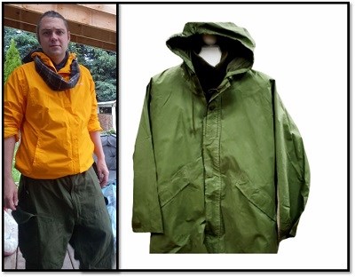 Images of the rain jacket Jonathan Tattersall may be wearing.