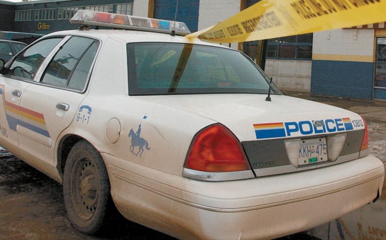 RCMP car and ribbon