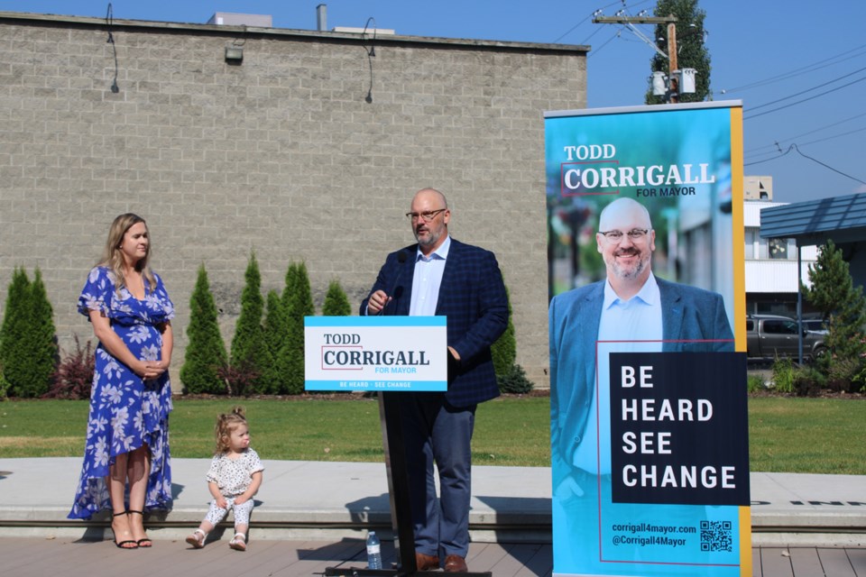 Corrigall for mayor