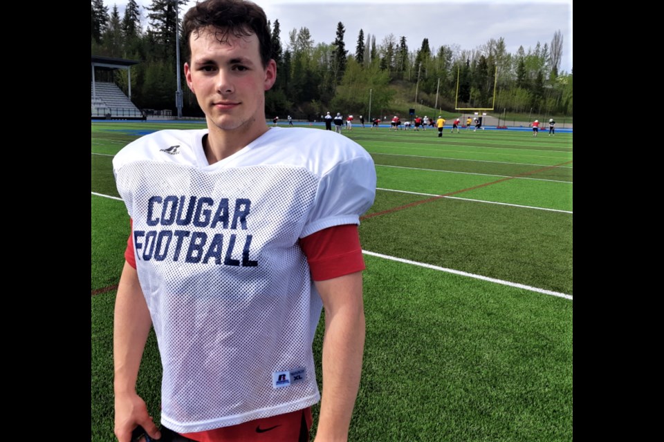 Andrew Haseldine, a Grade 10 student at College Heights Secondary School, is one of the latest recruits for the Prince George Kodiaks. The Kodiaks football club has joined forces with the B.C. Provincial Football Association to try to create more opportunities for kids who want to play the game. 