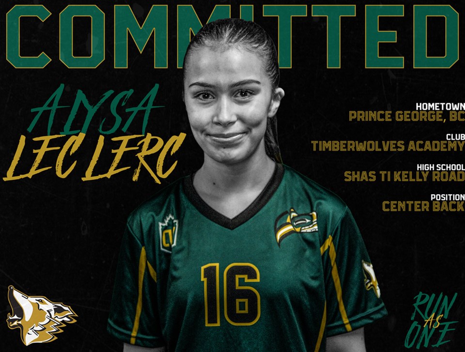 alysa-leclerc-unbc-timberwolf-soccer-team