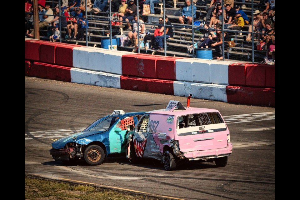 No vehicle on the track at PGARA Speedway will be safe once the flags drops on the Halloween Havoc hit-to-pass demolition derby races on Saturday, Oct. 21