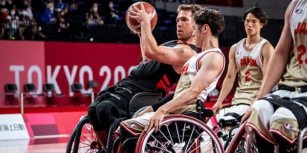 Canada's men's wheelchair basketball team has advanced to the quarterfinal playoffs at the Paralympics in Tokyo.