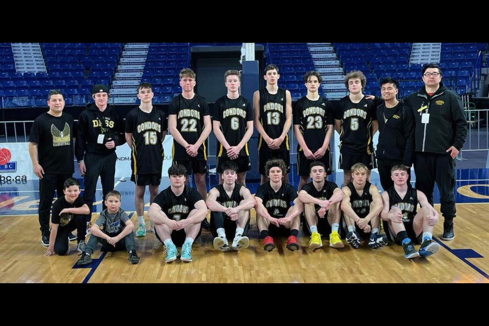The Duchess Park Condors just missed out on a medal, finishing fourth at the BC senior boys basketball triple-A championship Saturday in Langley.