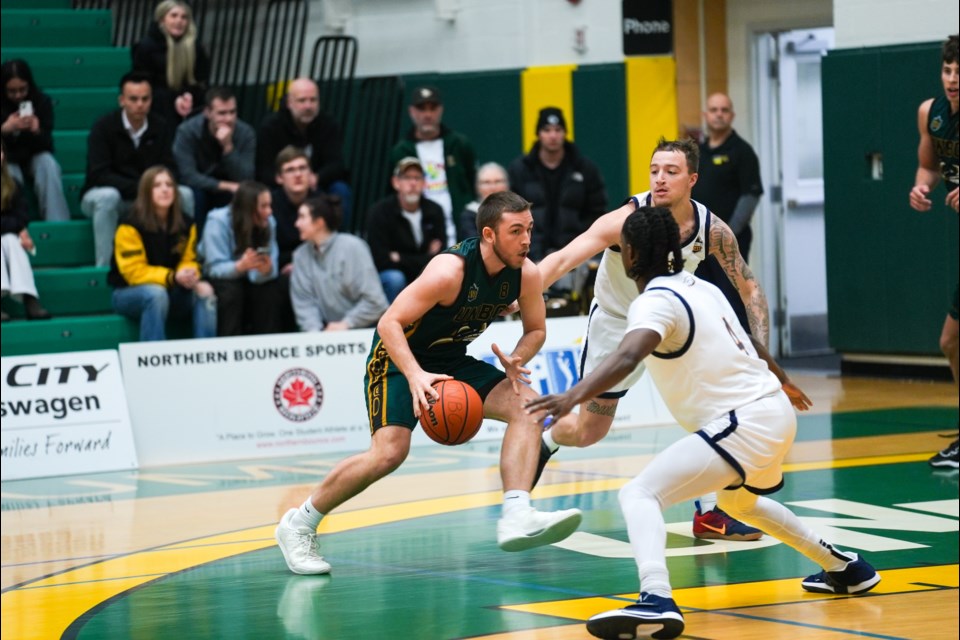 The UNBC Timberwolves played the UBC Thunderbirds on January 20, 2024, at the Northern Sport Centre.