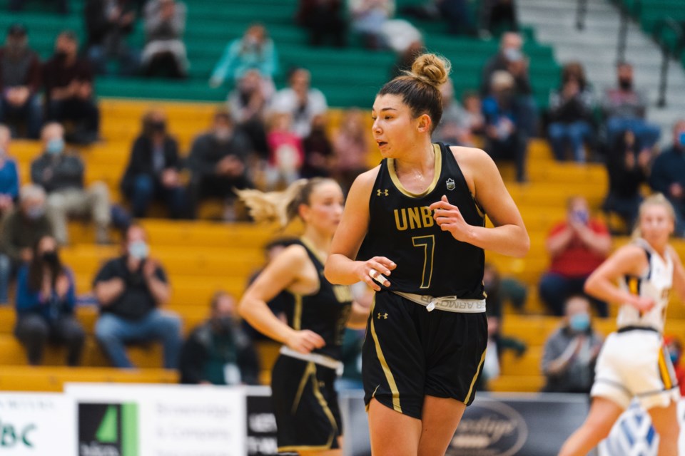 UNBC Twolves editednAlina Shakirova vs. UBC Nov. 27 2021