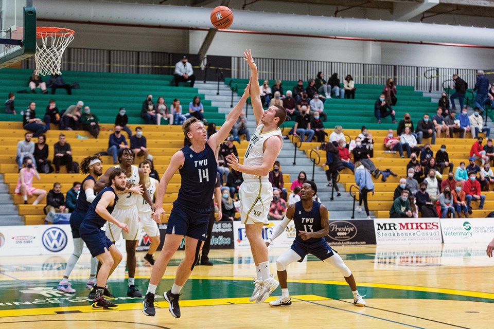 UNBC vs TWU men's basketball Feb 19/22 5