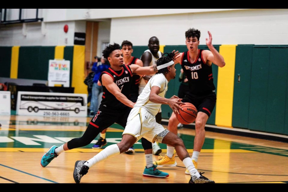 The UNBC Timberwolves lost 78-68 Friday afternoon to the Winnipeg Wesmen at a packed Charles Jago Northern Sport Centre.