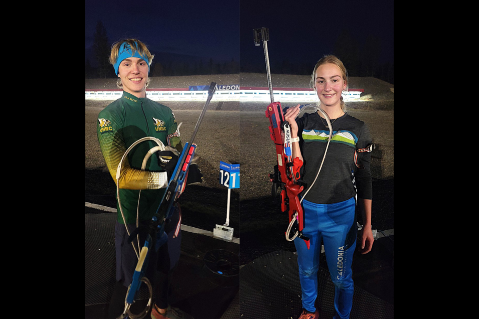 Liam and Payton Sinclair are getting ready for the FISU University Games biathlon team trial races in Canmore, Nov. 5-9.