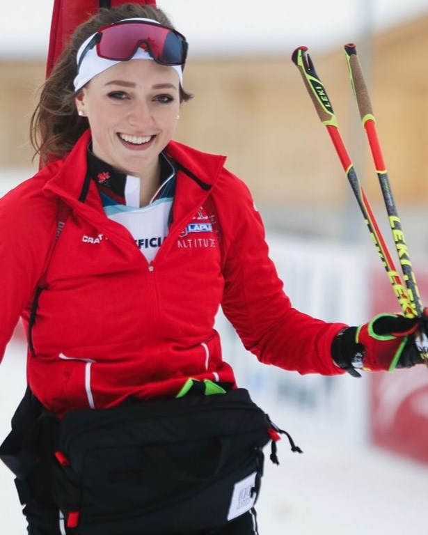 Emily Dickson in Oberhof, Germany