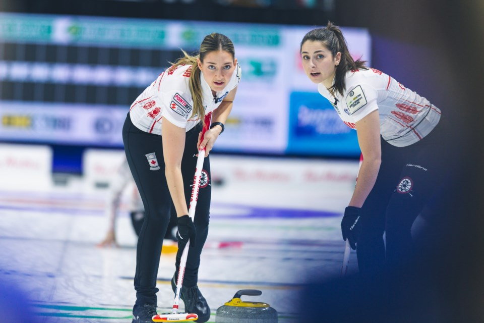 World curling Day 6 Thursday Canada sweepers