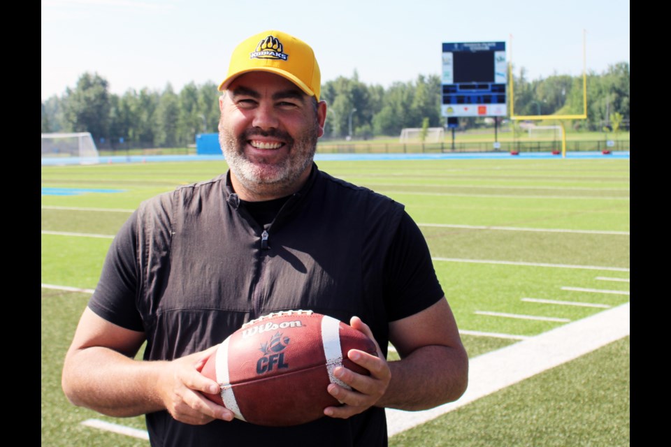 Jamie Boreham was been overseeing practice and off-field activities since January since he was hired as the Prince George Kodiaks head coach and director of football operations.