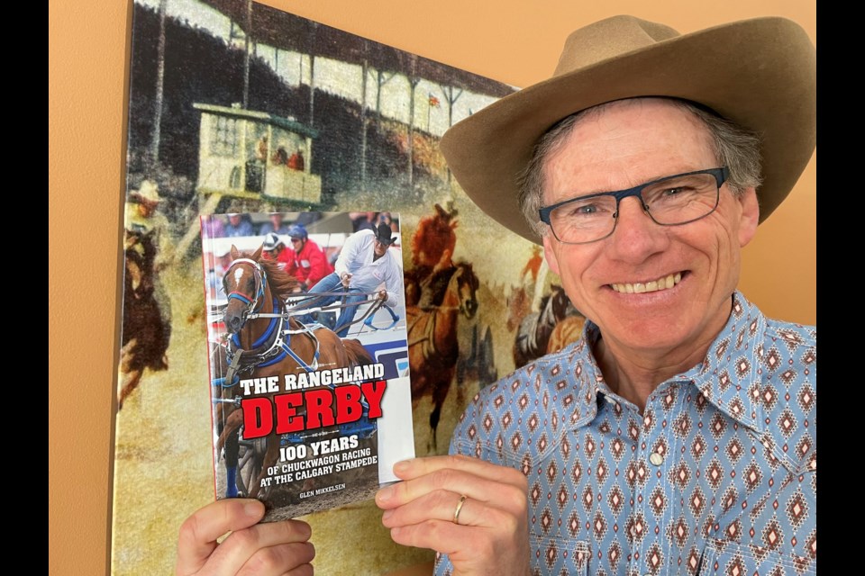 Prince George author Glen Mikkelsen will be signing copies of his latest book -The Rangeland Derby - 100 Years of Chuckwagon Racing at the Calgary Stampede -Saturday morning at Books and Company.