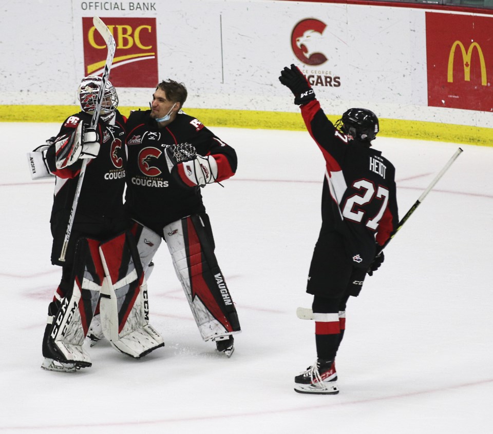 23 Cougars Ty Young celebrates first win in preseason Sept 18 2021