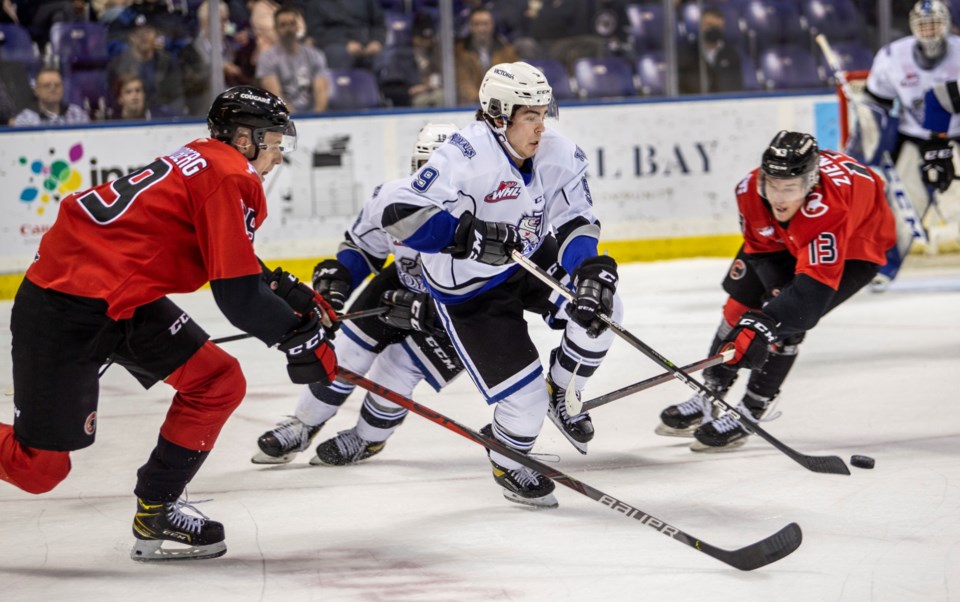 Cougars at Victoria March 18 2022 Ziemmer and Brondberg