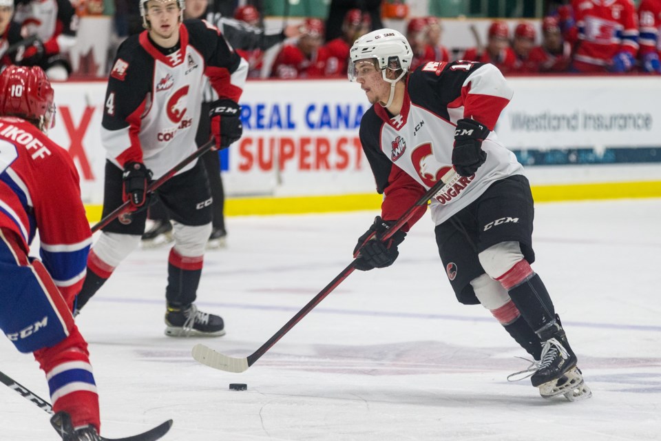 Cougars Koehn Ziemmer vs. Spokane Chiefs March 5 22