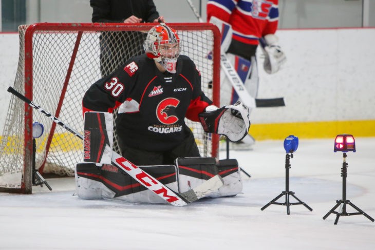 Cougars Tyler Brennan on ice test CHL NHL top prospects 2022
