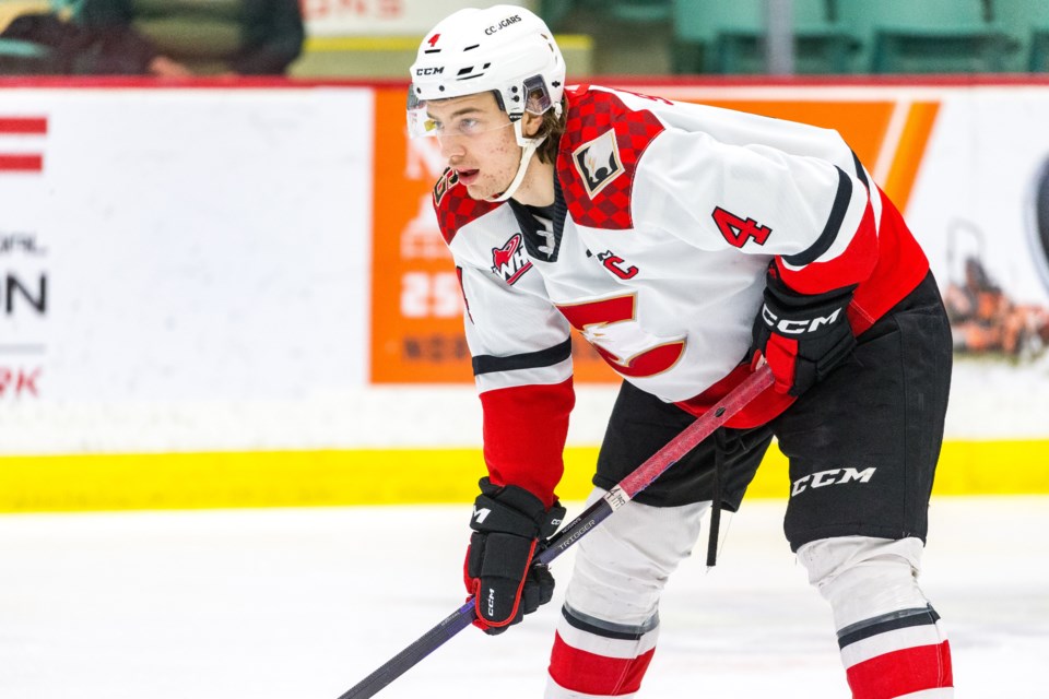 Cougars captain Ethan Sampson averaged a point per game playing defence and has been named to the WHL's B.C. Division First All-Star Team.