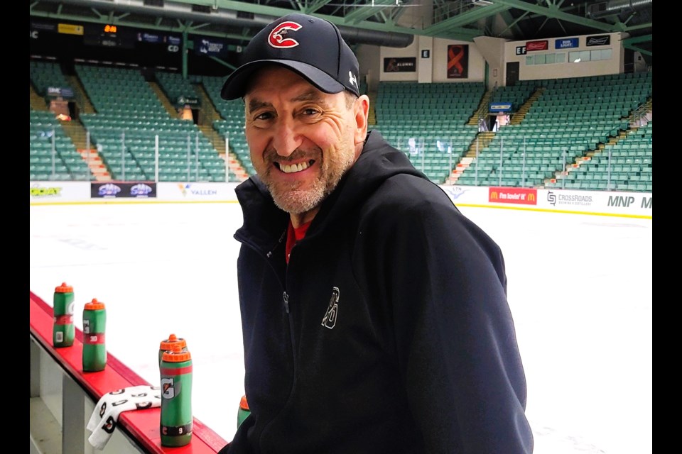 Cougars associate coach Jim Playfair is enjoying the ride as the Cougars take a run at winning their first WHL championship.