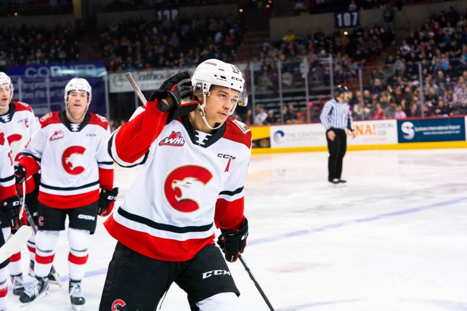 Prince George Cougars won 5-3 against the Spokane Chiefs on Nov. 5. 