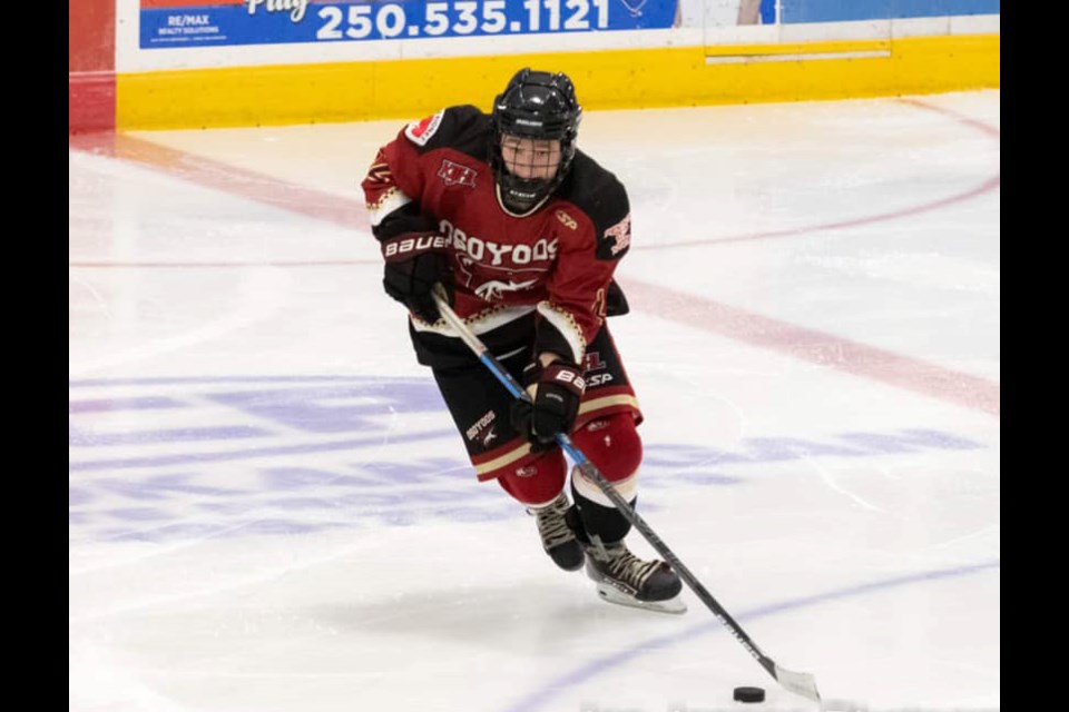 Prince George native Alex Ochitwa has made a huge impact since joining the Osoyoos Coyotes of the KIJHL in October. In 10 games he's scored 11 goals and 16 points to  help the Coyotes climb to the top of their division.