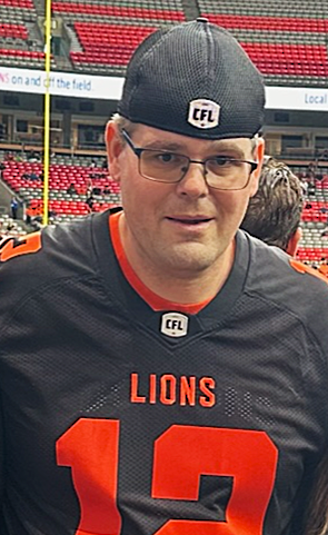 Longtime Spruce Kings volunteer Kyle Tschampa attended a BC Lions game in Vancouver with his Prince George family on Aug. 18, about a month before Kyle died of blood cancer on Sept. 28 at age 40.