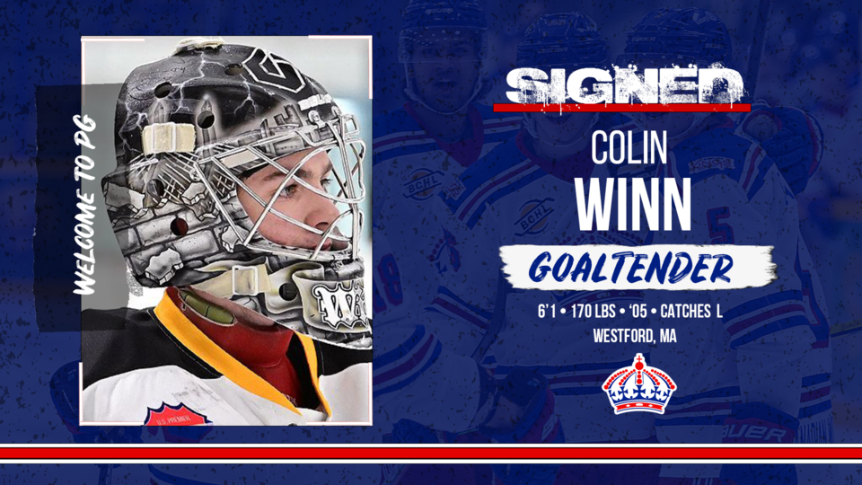 Spruce Kings sign Colin Winn