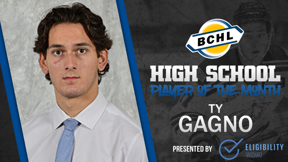 Spruce Kings Ty Gagno academic award