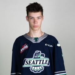 Seattle Thunderbirds right winger Nico Myatovic is off to a great start in his second full WHL season. In seven games he has four goals and three assists for the Western Conference leaders.