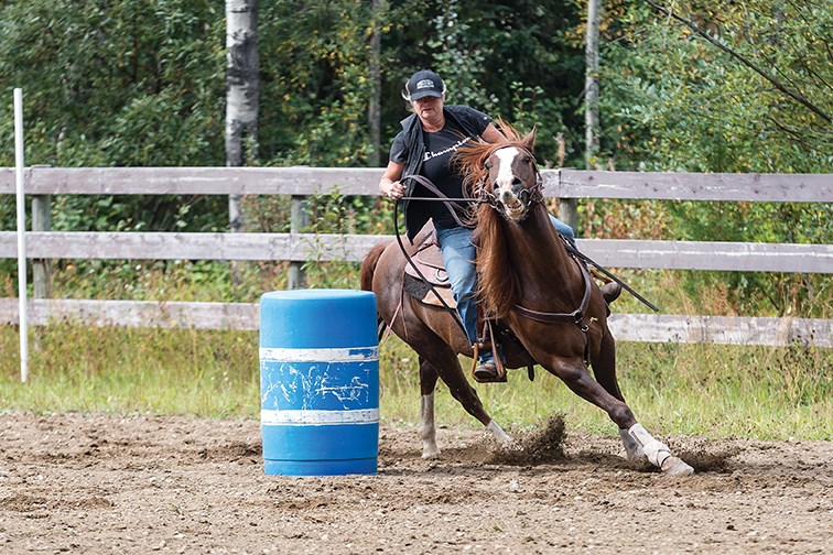 Citizen Photo by James Doyle/Local Journalism Initiative. The Salmon Valley Gymkhana CLub hosted a gymkhana on Sunday morning at their arena on SAlmon Valley Road.