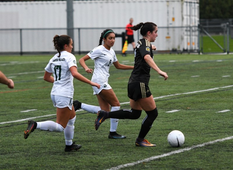 21 UNBC Timberwolves at Fraser Valley Cascades women's socer Oct. 17 2021